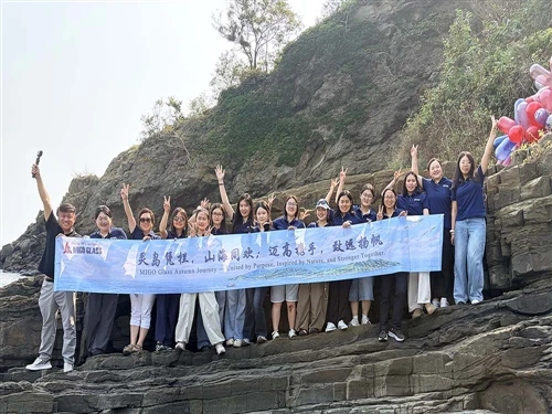 Lingshan orolida MIGO GLASS jamoasini qurish kuni