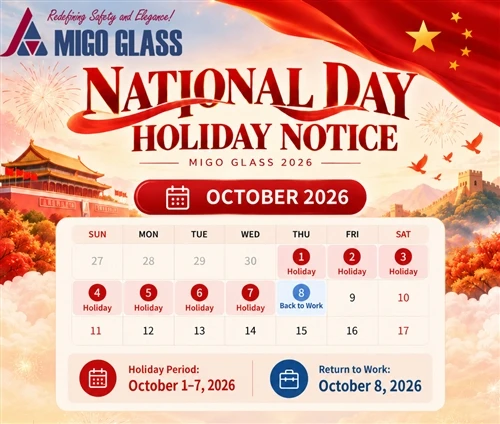 MIGO Glass 2026 Xitoy milliy kuni bayrami haqida xabarnoma