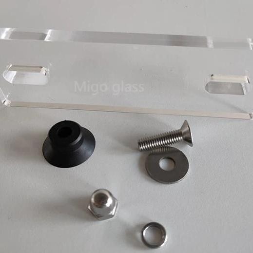 Padel Acrylic connecting plate and screws