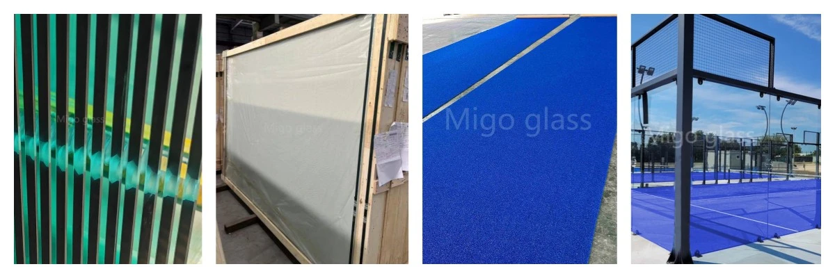 Tempered glass in padel courts Tempered glass in padel courts
