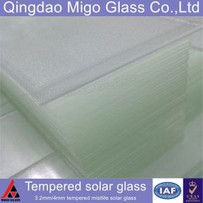 3.2 mm ochiq-oydin teksturali quyosh termal oynalari