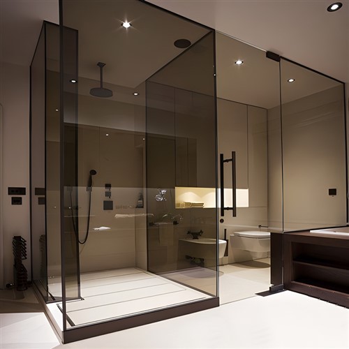 Rangli dush oynasi eshiklari